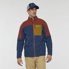 Carica l'immagine nel visualizzatore di Gallery, COTOPAXI Abrazo Fleece Full-Zip Jacket Man col. Nutmeg and Deep Sea
