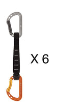 Carica l'immagine nel visualizzatore di Gallery, Petzl Confezione da 6 rinvii SPIRIT EXPRESS 17 cm
