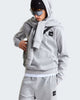 THE NORTH FACE Felpa con cappuccio Box Half Dome Regular da uomo art. NF0A8JAX col. TNF Pale Grey Heather