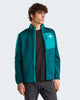 THE NORTH FACE Pile Crest con cerniera integrale da uomo art.  NF0A897C col. Pacific Teal-TNF Black