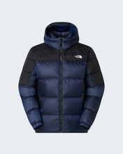 Carica l'immagine nel visualizzatore di Gallery, THE NORTH FACE Giacca in piumino Diablo 2.0 con cappuccio da uomo art. NF0A8992 col. Estate Blue Black Heather-TNF Black-Recycled Downlack Heather-TNF Black-Recycled Down (Copia)
