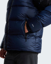 Carica l'immagine nel visualizzatore di Gallery, THE NORTH FACE Giacca in piumino Diablo 2.0 con cappuccio da uomo art. NF0A8992 col. Estate Blue Black Heather-TNF Black-Recycled Downlack Heather-TNF Black-Recycled Down (Copia)
