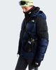THE NORTH FACE Giacca in piumino Diablo 2.0 con cappuccio da uomo art. NF0A8992 col. Estate Blue Black Heather-TNF Black-Recycled Downlack Heather-TNF Black-Recycled Down (Copia)