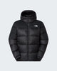 THE NORTH FACE Giacca in piumino Diablo 2.0 con cappuccio da uomo art. NF0A8992 col. TNF Black Heather-TNF Black-Recycled Down