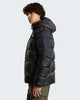 THE NORTH FACE Giacca in piumino Diablo 2.0 con cappuccio da uomo art. NF0A8992 col. TNF Black Heather-TNF Black-Recycled Down