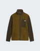 THE NORTH FACE Giacca in pile Yumiori con cerniera integrale da uomo art. NF0A883R col. Caraway Seed-New Taupe Green