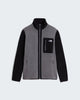 THE NORTH FACE Giacca in pile Yumiori con cerniera integrale da uomo art. NF0A883R col. Smoked Pearl-TNF Black