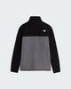 THE NORTH FACE Giacca in pile Yumiori con cerniera integrale da uomo art. NF0A883R col. Smoked Pearl-TNF Black
