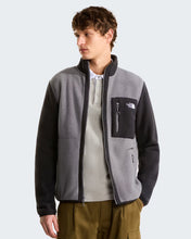 Carica l'immagine nel visualizzatore di Gallery, THE NORTH FACE Giacca in pile Yumiori con cerniera integrale da uomo art. NF0A883R col. Smoked Pearl-TNF Black
