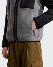 Carica l'immagine nel visualizzatore di Gallery, THE NORTH FACE Giacca in pile Yumiori con cerniera integrale da uomo art. NF0A883R col. Smoked Pearl-TNF Black
