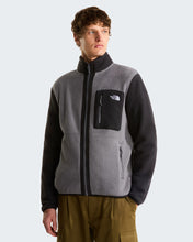 Carica l'immagine nel visualizzatore di Gallery, THE NORTH FACE Giacca in pile Yumiori con cerniera integrale da uomo art. NF0A883R col. Smoked Pearl-TNF Black
