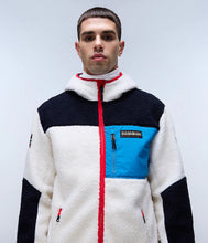 Carica l'immagine nel visualizzatore di Gallery, NAPAPPIJRI Felpa in Pile con Cappuccio e Zip mod. Yupik NA4GNS col. BEIGE DIMITY
