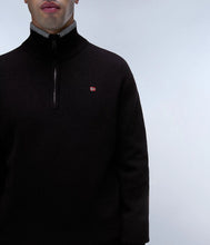 Carica l&#39;immagine nel visualizzatore di Gallery, NAPAPIJRI Maglione 1/2 zip mod. Dain HZ 5 cod. NP0A4HL col. BLACK
