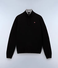 Carica l&#39;immagine nel visualizzatore di Gallery, NAPAPIJRI Maglione 1/2 zip mod. Dain HZ 5 cod. NP0A4HL col. BLACK
