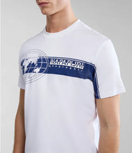 Carica l'immagine nel visualizzatore di Gallery, Napapijri T-Shirt a Maniche Corte S-Manta SS1 col. BRIGHT WHITE NP0A4HQH0021
