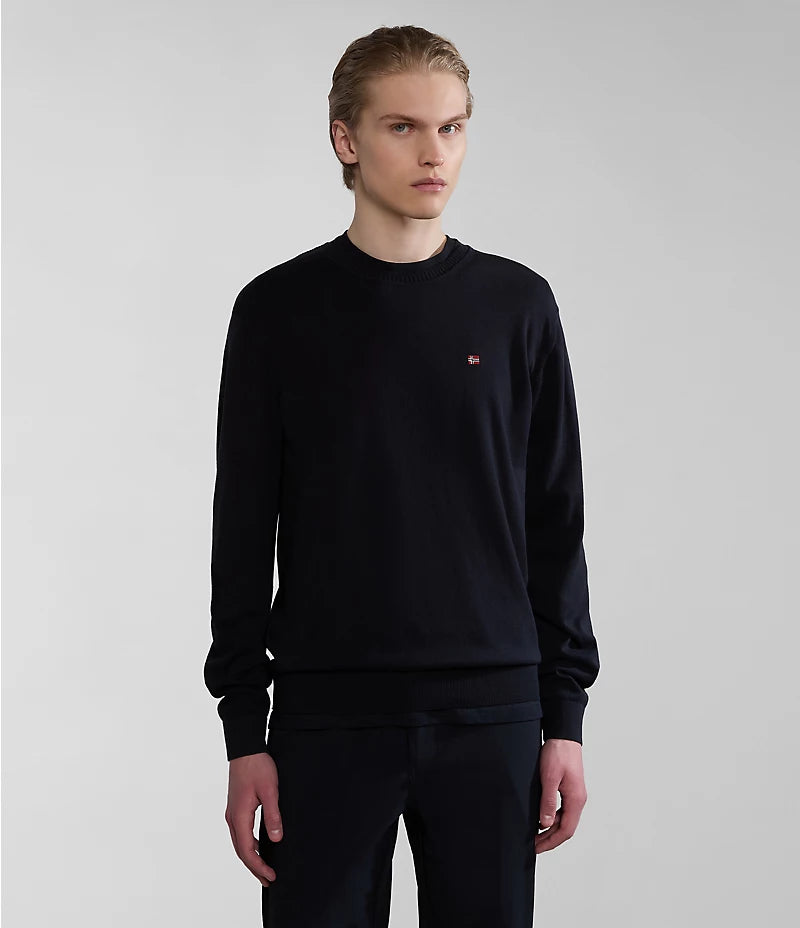 Napapijri Pullover Decatur 5 col. BLACK NP0A4HUW041