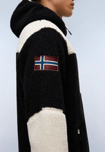Carica l'immagine nel visualizzatore di Gallery, NAPAPIJRI Felpa in Pile con Cappuccio e Zip mod. YUPIK FZH 3 col. CB MCB
