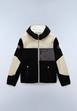 Carica l'immagine nel visualizzatore di Gallery, NAPAPIJRI Felpa in Pile con Cappuccio e Zip mod. YUPIK FZH 3 col. CB MCB
