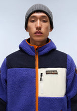 Carica l'immagine nel visualizzatore di Gallery, NAPAPIJRI Felpa in Pile con Cappuccio e Zip mod. YUPIK FZH 3 col. CB MCC
