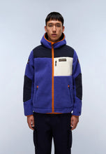 Carica l'immagine nel visualizzatore di Gallery, NAPAPIJRI Felpa in Pile con Cappuccio e Zip mod. YUPIK FZH 3 col. CB MCC
