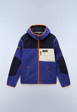 Carica l'immagine nel visualizzatore di Gallery, NAPAPIJRI Felpa in Pile con Cappuccio e Zip mod. YUPIK FZH 3 col. CB MCC
