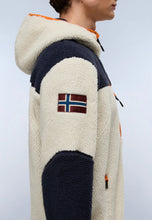 Carica l'immagine nel visualizzatore di Gallery, NAPAPIJRI Felpa in Pile con Cappuccio e Zip mod. YUPIK FZH 3 col. CB MM9
