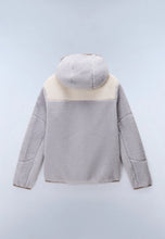 Carica l'immagine nel visualizzatore di Gallery, NAPAPIJRI Felpa in Pile con Cappuccio e Zip mod. T-Yupik OG H W art. NP0A4I54H971 col. LIGHT GREY SOLID
