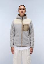 Carica l'immagine nel visualizzatore di Gallery, NAPAPIJRI Felpa in Pile con Cappuccio e Zip mod. T-Yupik OG H W art. NP0A4I54H971 col. LIGHT GREY SOLID
