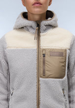 Carica l'immagine nel visualizzatore di Gallery, NAPAPIJRI Felpa in Pile con Cappuccio e Zip mod. T-Yupik OG H W art. NP0A4I54H971 col. LIGHT GREY SOLID
