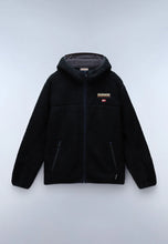 Carica l'immagine nel visualizzatore di Gallery, NAPAPIJRI Felpa in Pile con Cappuccio e Zip mod. T-TYNIK FZH art. NP0A4IA80411 col. BLACK
