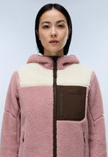 Carica l'immagine nel visualizzatore di Gallery, NAPAPIJRI Felpa in Pile con Cappuccio e Zip mod. YUPIK OG H W 1  col. PINK WOODROSE
