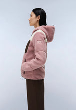 Carica l'immagine nel visualizzatore di Gallery, NAPAPIJRI Felpa in Pile con Cappuccio e Zip mod. YUPIK OG H W 1  col. PINK WOODROSE
