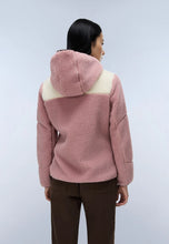 Carica l'immagine nel visualizzatore di Gallery, NAPAPIJRI Felpa in Pile con Cappuccio e Zip mod. YUPIK OG H W 1  col. PINK WOODROSE

