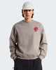 THE NORTH FACE Felpa Gear Up Get Out con grafica unisex art.  NF0A8JB5 col. Stone Slab