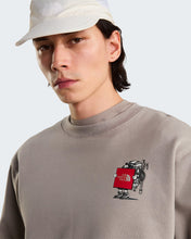 Carica l'immagine nel visualizzatore di Gallery, THE NORTH FACE Felpa Gear Up Get Out con grafica unisex art.  NF0A8JB5 col. Stone Slab
