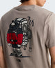 THE NORTH FACE T-shirt Gear Up Get Out Graphic unisex art. NF0A8JB42MB col. Stone Slab