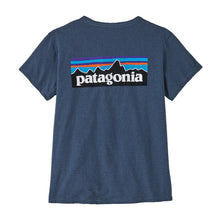 Carica l&#39;immagine nel visualizzatore di Gallery, Patagonia W&#39;s P-6 Logo Responsibili-Tee maglietta donna Utility Blue
