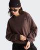THE NORTH FACE Felpa oversize TNF™ Essential Simple Dome Boxy da donna art.  NF0A8HBY col. Smokey Brown