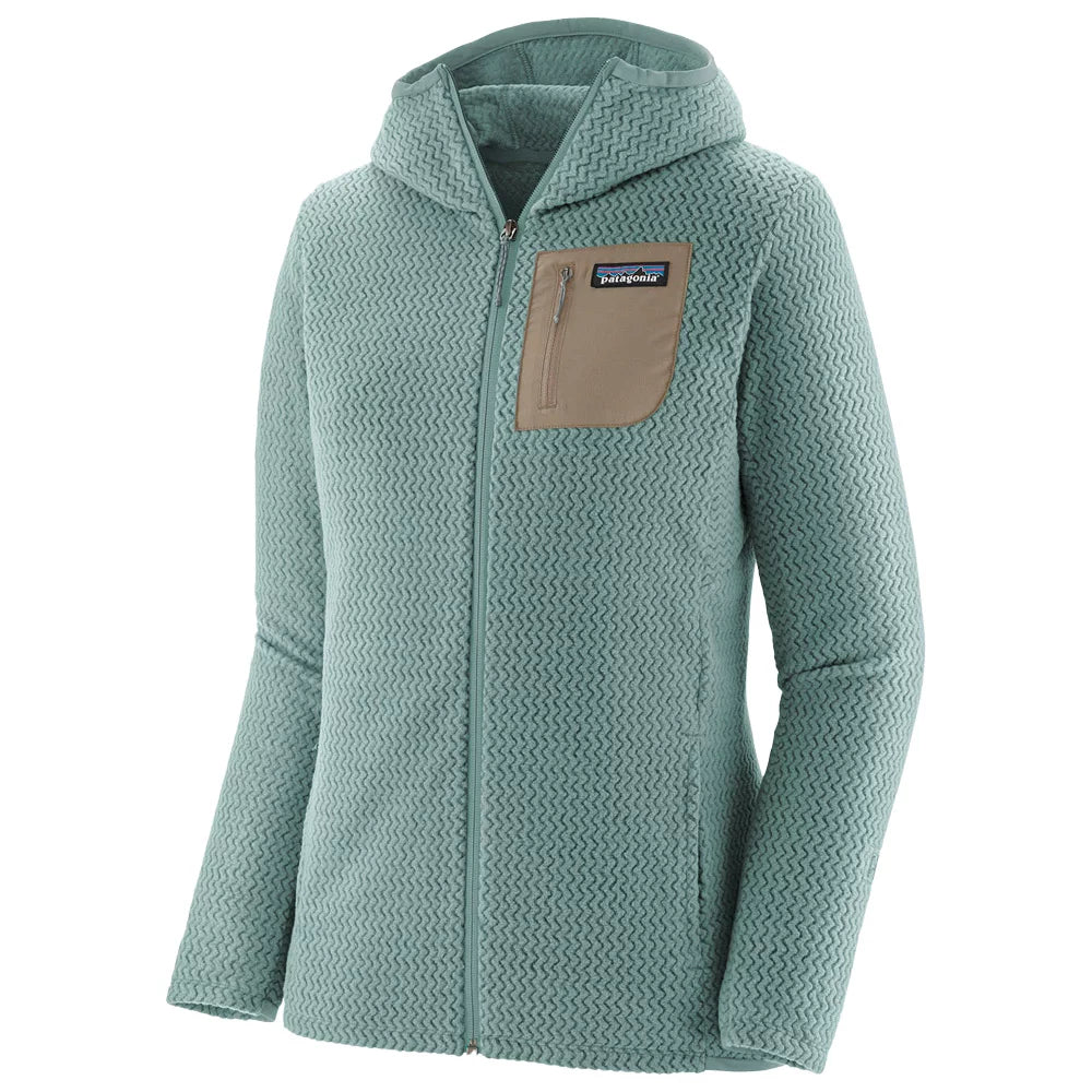 Patagonia Women's R1® Air Full-Zip Hoody Fleece Donna Thermal Blue