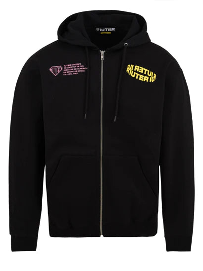 IUTER FELPA CON ZIP mod. MARY ZIP HOODIE cod. 24WISZ29