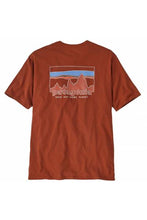 Carica l'immagine nel visualizzatore di Gallery, Patagonia '73 Skyline Organic Men's T-Shirt 37534 Burnished Red
