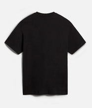 Carica l'immagine nel visualizzatore di Gallery, Napapijri Maglietta Manica Corta Girocollo Hill back print t-shirt Black
