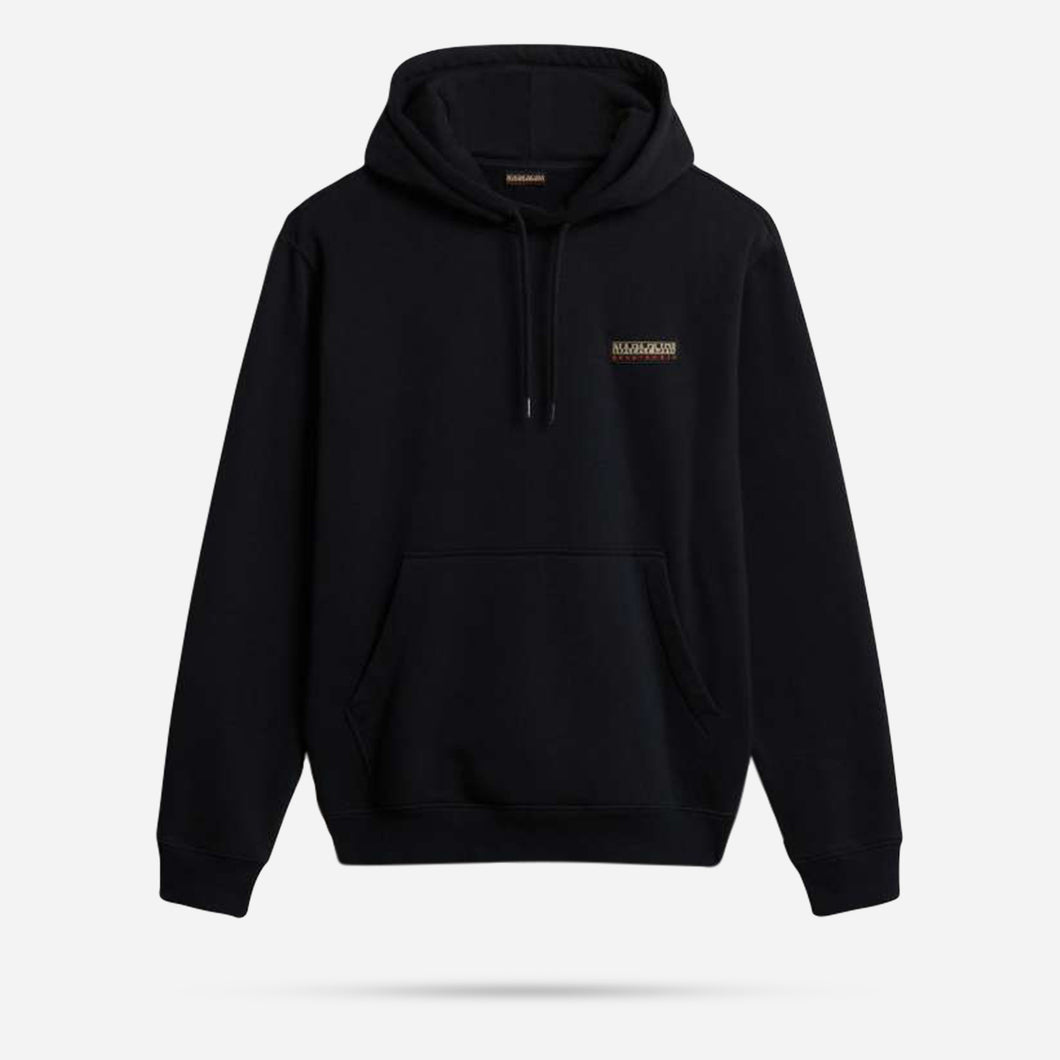 Napapijri Felpa uomo con Cappuccio B-Iaato H - Hoodie Black