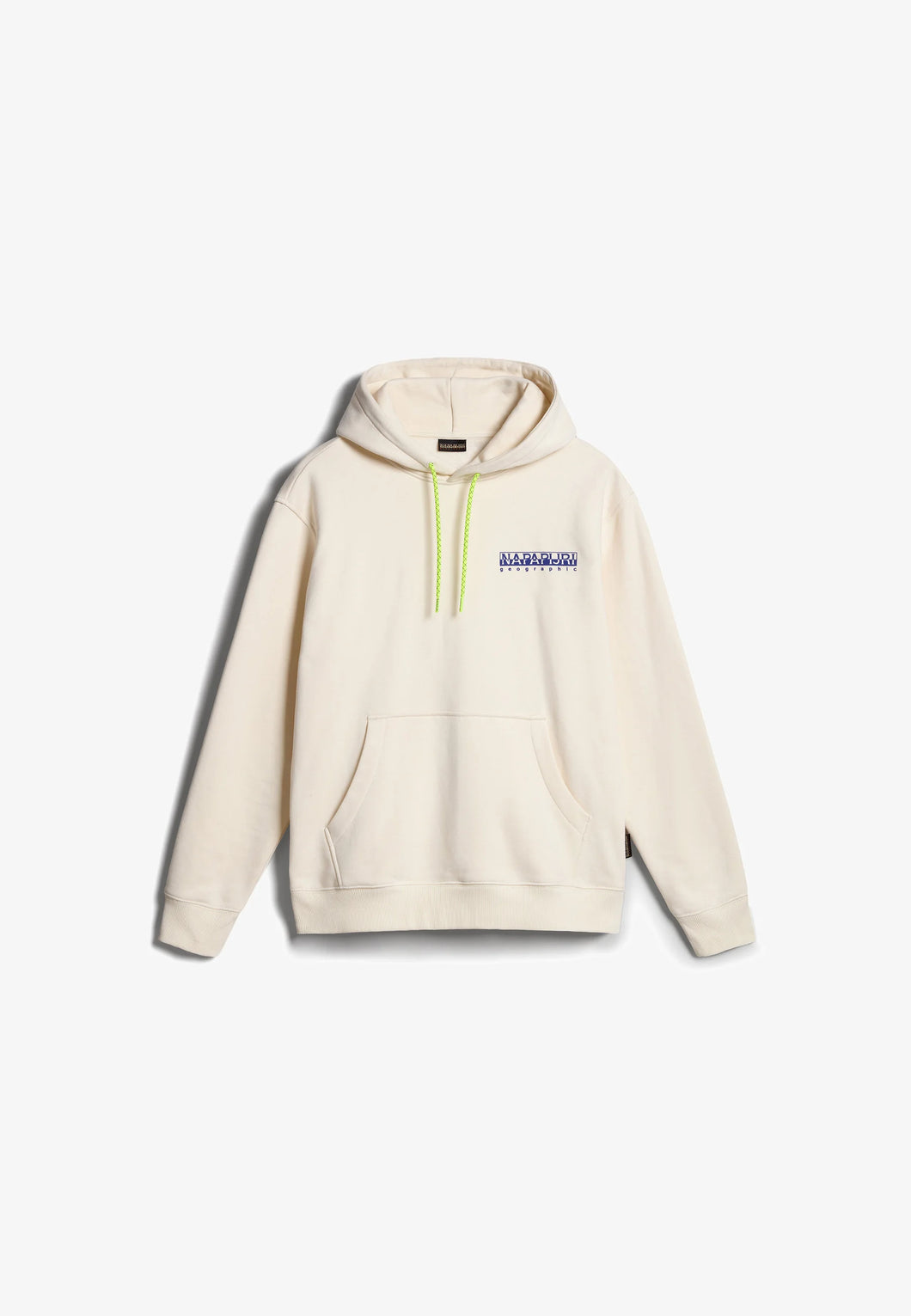 Napapijri Felpa uomo con Cappuccio B-NENY H - Hoodie Bianca White