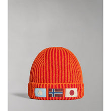 Carica l&#39;immagine nel visualizzatore di Gallery, Napapijri Cappellino Unisex Hat Cap Berretto F-Sham Orange Red
