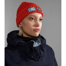 Carica l&#39;immagine nel visualizzatore di Gallery, Napapijri Cappellino Unisex Hat Cap Berretto F-Sham Orange Red
