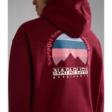 Carica l'immagine nel visualizzatore di Gallery, Napapijri Felpa donna con cappuccio B-Rope 1 Bordeaux Vint Amaranth
