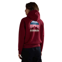 Carica l'immagine nel visualizzatore di Gallery, Napapijri Felpa donna con cappuccio B-Rope 1 Bordeaux Vint Amaranth
