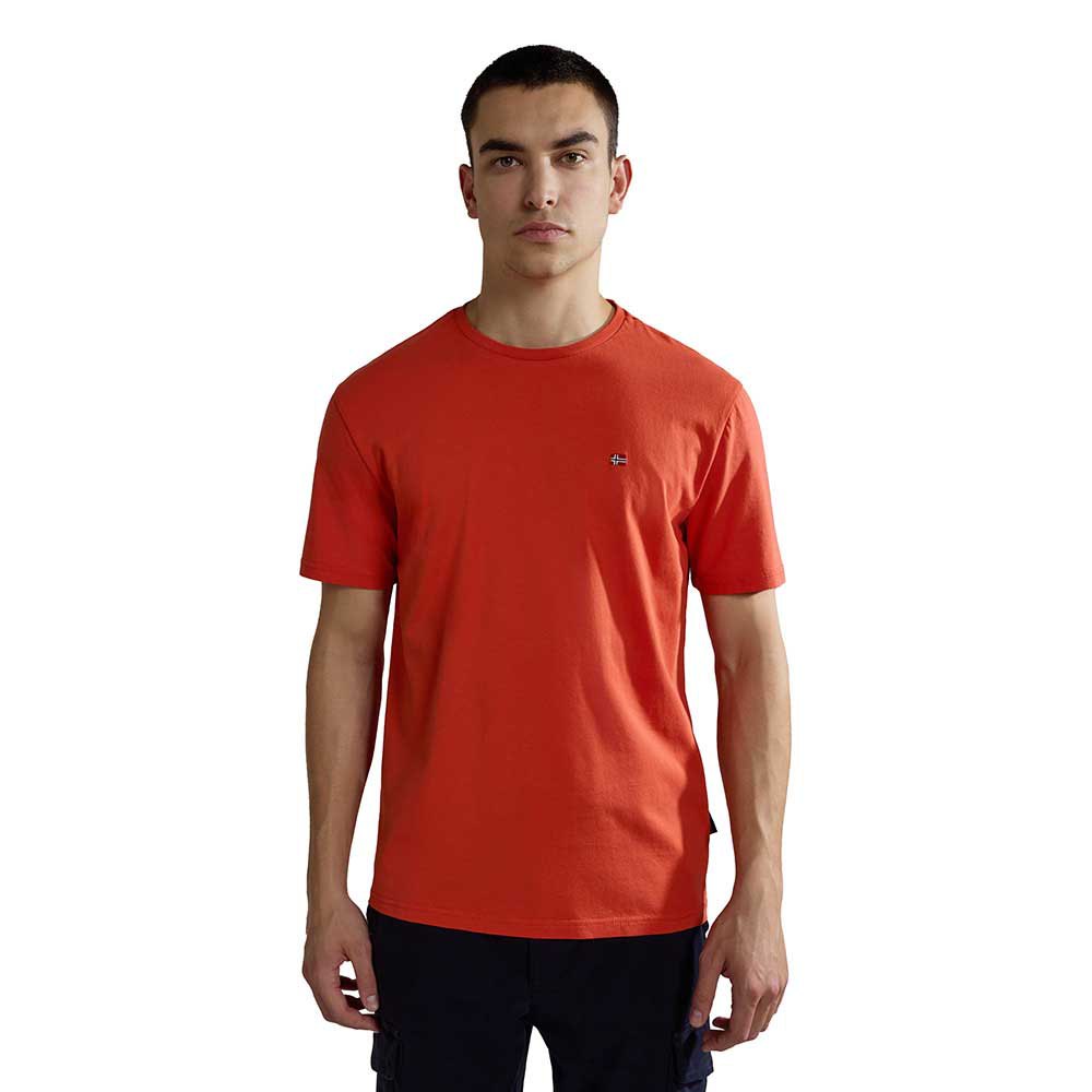Napapijri T-shirt Maglietta A Maniche Corte Salis C SS Red Rusty