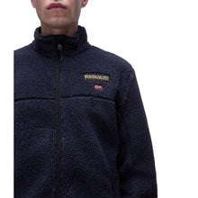 Carica l'immagine nel visualizzatore di Gallery, NAPAPIJRI Felpa in Pile senza Cappuccio e Zip mod. T-TYNIK FZ col. BLU MARINE
